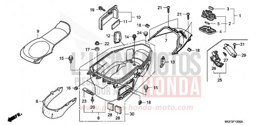COMPARTIMENT A BAGAGES FJS600AB de 2011